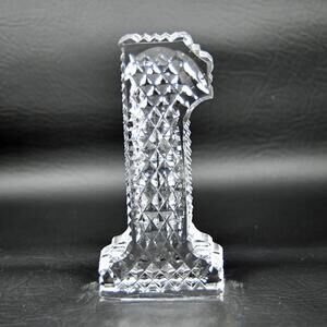 VTG Waterford Crystal Number 1 One Paperweight Figurine Gift Award Commemorative
